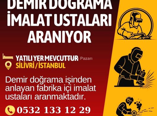 Demir Doğrama İmalat Ustası Aranıyor