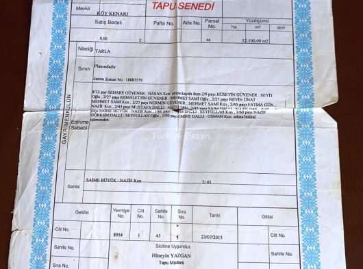 Çatalca belgrad mahallesinde 537m yer