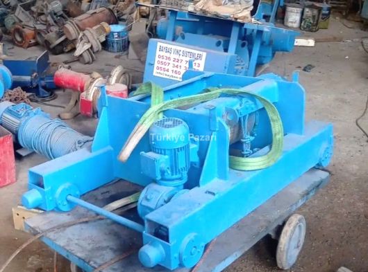 Her ölçüde her tonajda tavan vinclerimiz mevcuttur