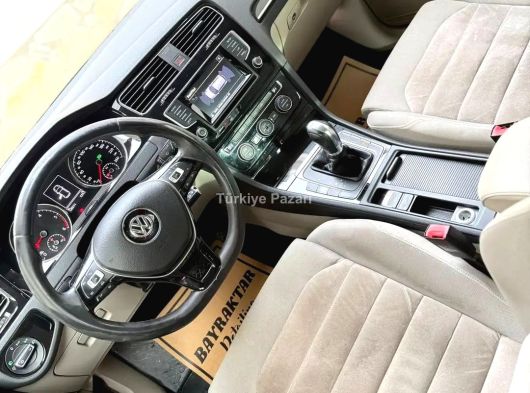 2012 VOLKSWAGEN GOLF 7  HIGHLINE 1,6 TDI BMT 119,000 KM OTOMATİK BOYASIZ  (TAMPONLAR DAHİL) DEĞİŞENSİZ TRAMERSİZ