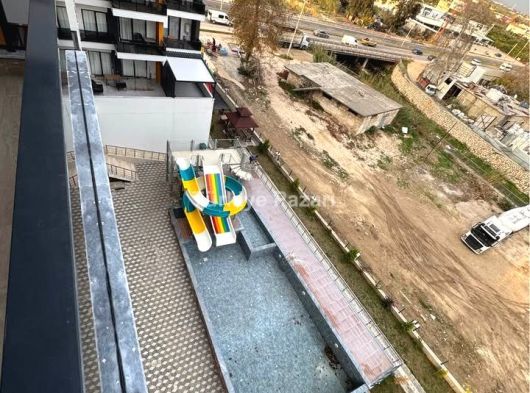 TÖMÜKTE SATILIK 1+1 HAVUZLU AQUA PARKLI DAİRE