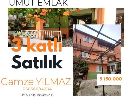 3 KATLI MÜSTAKİL EV SATILIK