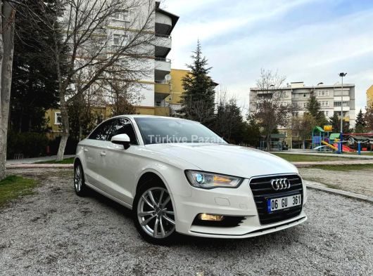 İlk Elden Özel Sipariş Audi A3 Dizel Otomatik Düşük Km Servis Bakımlı Ankara 159Km 2015