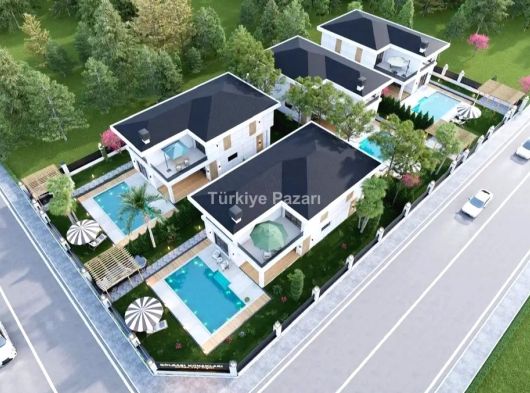 ÇEÇEN DEN ÖNERLER DE SATILIK MÜSTAKİL VİLLA 4 ADET LÜKS YAPI