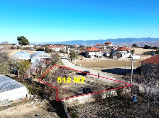 KORKUTELİ KEVZERDE SATILIK 512 M2 İMARLI TEK TAPU