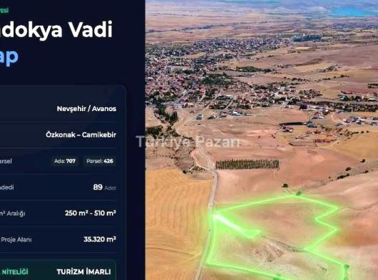 Kapadokya Avans'da Butik Otel imarlı Yatırımlık Arsalar