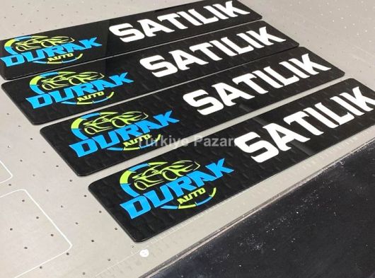 OTO PLAKA KAPATAN LEVHA OTO GALERİ LÜKS PLAKALIK FİLEKSİ BASKI