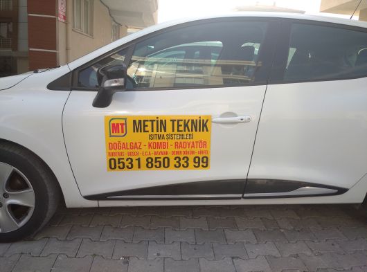 ARAÇ MAGNETİ FİRMA REKLAMLI ARABA KAPILARINA MIKNATIS