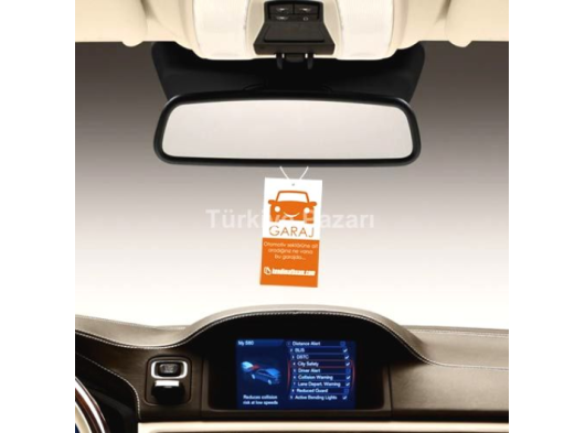 OTO KOKUSU FİRMA REKLAM BASKILI ARAÇ İÇİ ASKI İPLİ