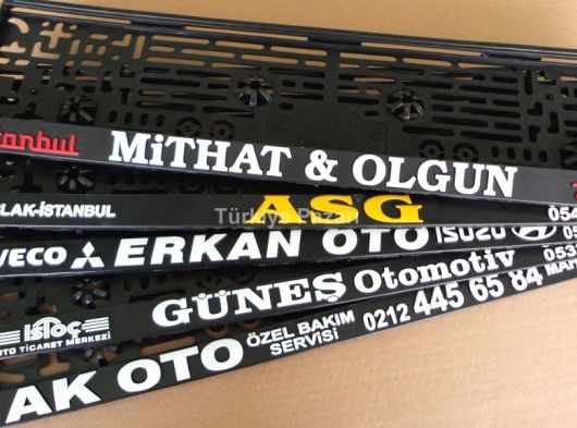 OTO PLAKALIK ALTLIĞI OTO GALERİ REKLAM BASKILI