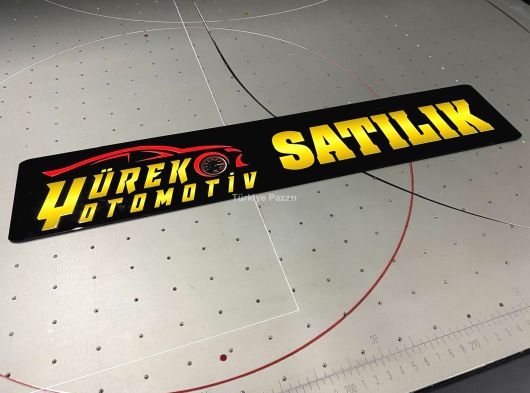 OTO PLAKA KAPATAN LEVHA OTO GALERİ LÜKS PLAKALIK FİLEKSİ BASKI