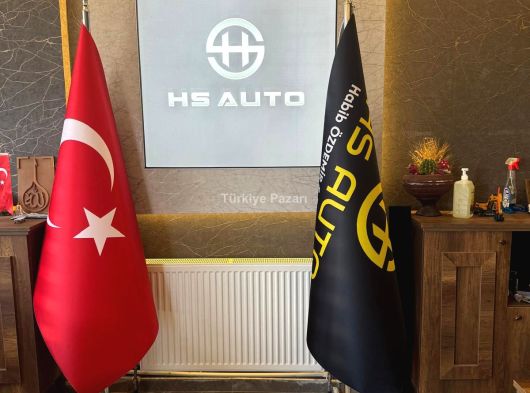 MAKAM BAYRAĞI TÜRK BAYRAKLI MAKAM BAYRAĞI REKLAMLI BAYRAK