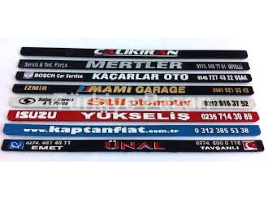 OTO PLAKALIK ALTLIĞI OTO GALERİ REKLAM BASKILI