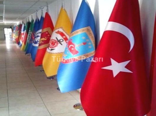 MAKAM BAYRAĞI TÜRK BAYRAKLI MAKAM BAYRAĞI REKLAMLI BAYRAK