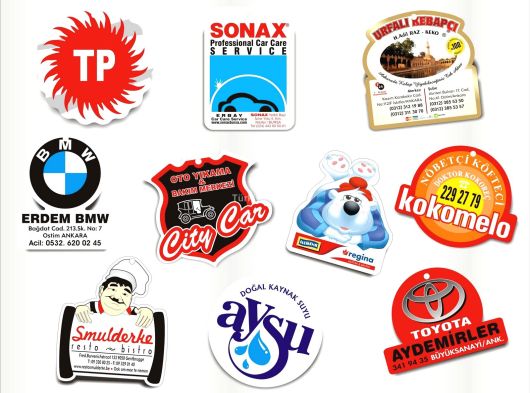 OTO KOKUSU FİRMA REKLAM BASKILI ARAÇ İÇİ ASKI İPLİ