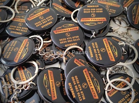 PROMOSYON ANAHTARLIK ÇEŞİTLERİ FİRMA REKLAM BASKILI