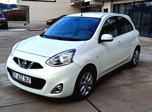 2017 MODEL OTOMATİK VİTES NİSAN MİCRA 1.2 MATCH FUL DİJİTAL KLİMA HIZ SABİTLEME 100000 KM'DE  ARACIN