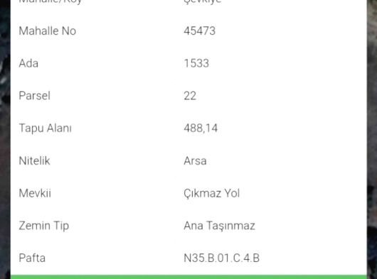 Adana Kozan Çanaklı TOKİ civarı satılık arsa