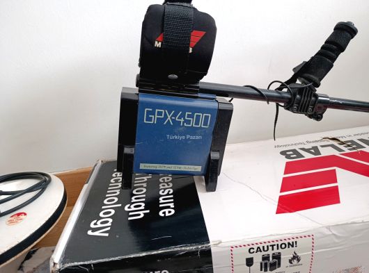 MİNELAB GPX 4500 3 BAŞLIKLI 2018 Model    2 ADET 11 DD 1 ADET 18 DD BAŞLIKLI hatasız