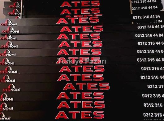 OTO PLAKALIK ALTLIĞI OTO GALERİ REKLAM BASKILI