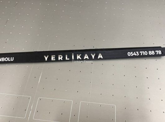 OTO PLAKALIK ALTLIĞI OTO GALERİ REKLAM BASKILI