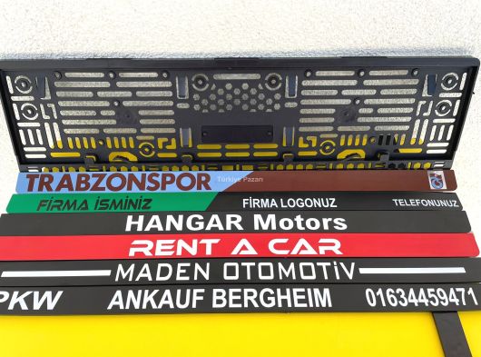 OTO PLAKALIK ALTLIĞI OTO GALERİ REKLAM BASKILI