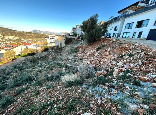 Kalkan Körderede Full Deniz Manzaralı 836 m² İmarlı Arsa 