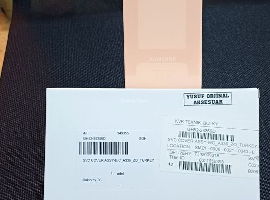 Samsung Galaxy A33 Orjinal Sıfır Pil Kapağı