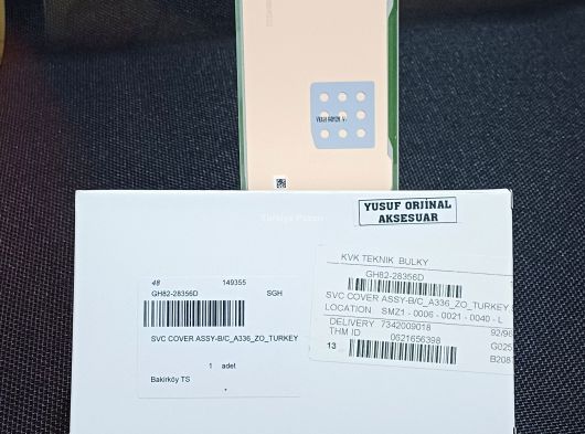 Samsung Galaxy A33 Orjinal Sıfır Pil Kapağı