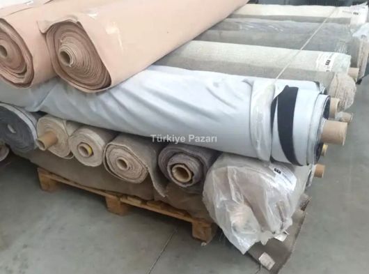 ACİL SATILIK kaliteli kiloluk koltuk döşeme kumaşları toplam 2 ton