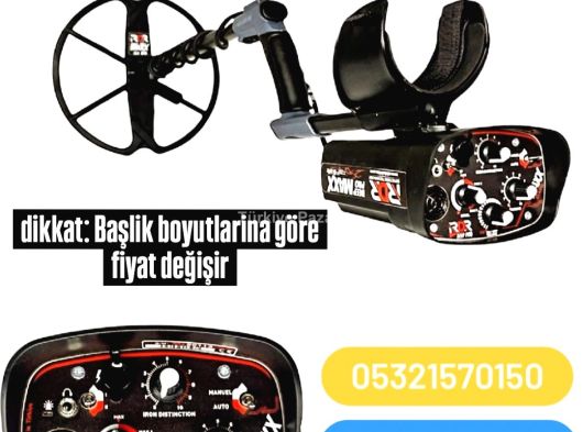 RDR DEEP PRO MAXX-6 KHZ DEDEKTÖR 27/32/38 cm BAŞLIK SEÇENEKLİ