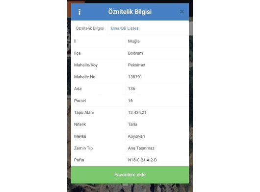 Muğla Bodrum Peksimet Mahallesi’nde Satılık İmarlı Arsa