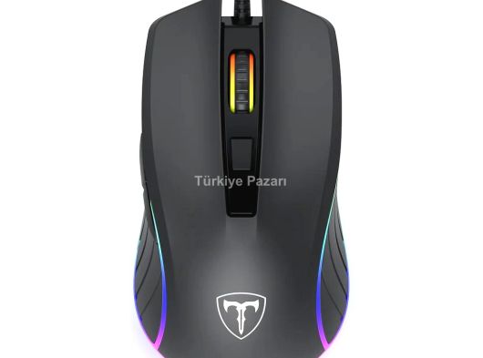 T-DAGGER T-TGM115 ZEPHYR, Cool Backlight, USB Kablolu, 7200DPI, Gaming Mouse