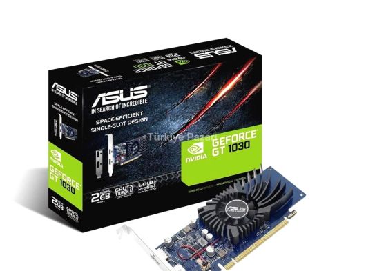 ASUS GT1030-2G-BRK, 2Gb, GDDR5, 64Bit, 1xHDMI, 1xDP, GAMING Ekran Kartı