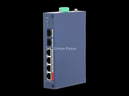 DAHUA CHS4206-4ET-90, 4 Port, Megabit, PoE 90W, 2 Port SFP, Cloud Yönetilebilir, Switch