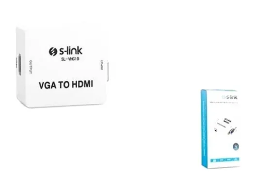 S-LINK SL-VHC10 VGA TO HDMI MİNİ Çevirici Adaptör