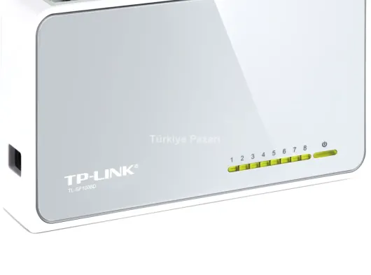 TP-LINK TL-SF1008D, 8 Port, Megabit, Yönetilemez, Masaüstü Switch