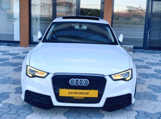2012 yeni 13 LED'li KASA AUDİ A5 2.0 TDI SLİNE DEGİŞENSİZ 177 LİK YENİ KASA FUL HAREKETLİ KOLTUK BEL