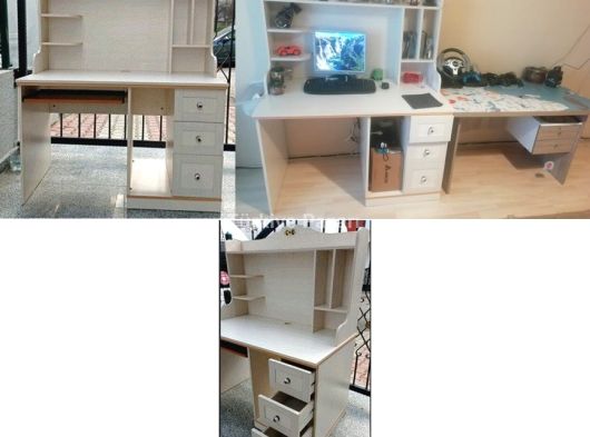 Setay marka Melis model üniteli bilgisayar masası detayları okuyunuz