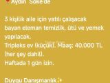 hasta bakıcı personel alinicak