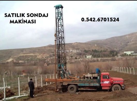 As-800 kamyon üzerine monteli rotary sistemli satılık su sondaj makinası