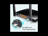 TP-LINK TL-MR150, 4Port, 300Mbps, 2,4Ghz WiFi, Masaüstü, LTE Micro Sim Kart Takılabilir 3G-4G Destekli Router