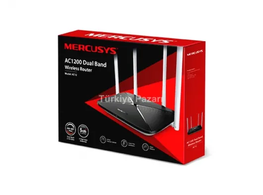 TP-LINK MERCUSYS AC12 AC1200 867MBPS/5GHZ/300MBPS/2.4GHZ DUAL BAND KABLOSUZ ROUTER