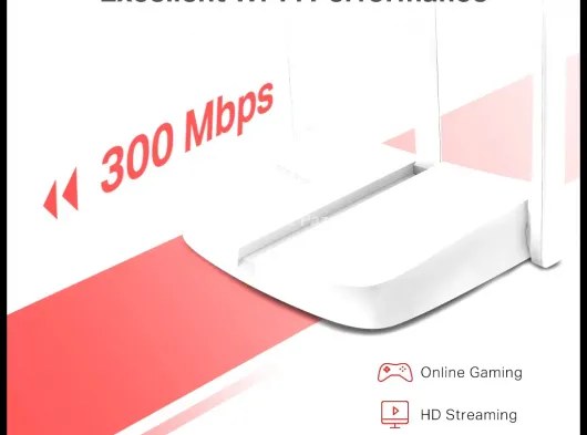 MERCUSYS MW306R 4 Port, 300Mbps, 2,4Ghz WiFi, Masaüstü, Megabit, Multi-Mode, Router
