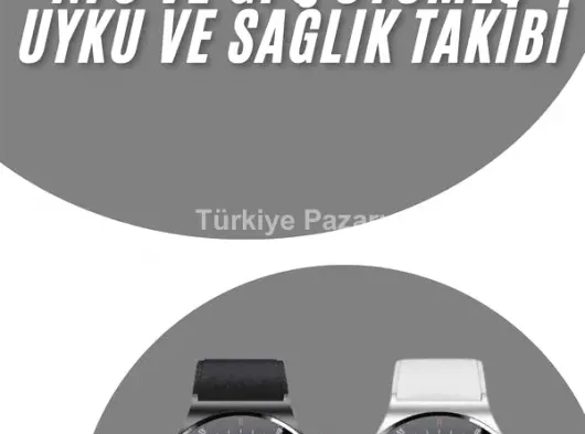 Akıllı Saat Uyku ve Sağlık Takibi NFC Uyumlu Bluetoooth Bağlantılı Android İOS Uyumlu