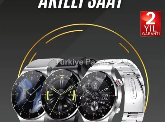 Akıllı Saat Uyku ve Sağlık Takibi NFC Uyumlu Bluetoooth Bağlantılı Android İOS Uyumlu