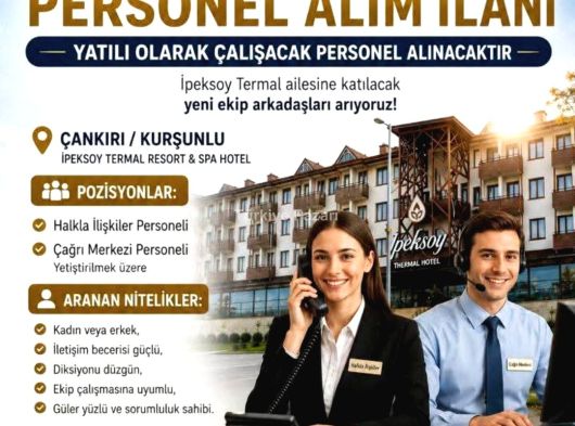 İpek Soy termal İş ilanı