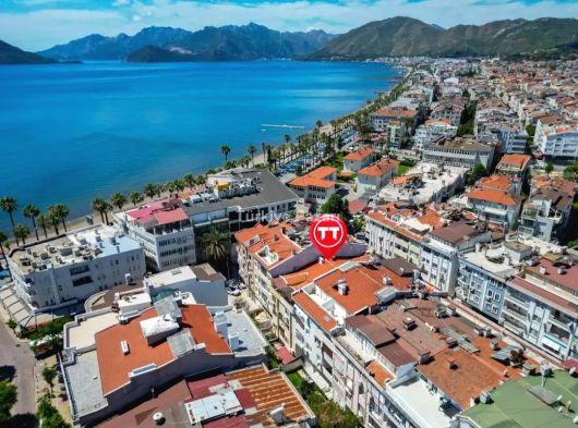 MARMARİS KEMERALTI MAH, 2+1 ÇATI DUBLEKS DAİRE, DENİZE 50 METRE