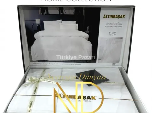 Çift Kişilik Poplin Nevresim İrene Bej
