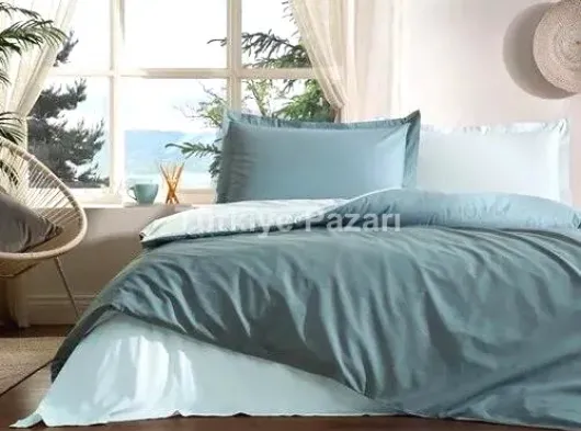 Özdilek Çift Kişilik Ranforce Nevresim Takımı Colourist Maldiv Aqua